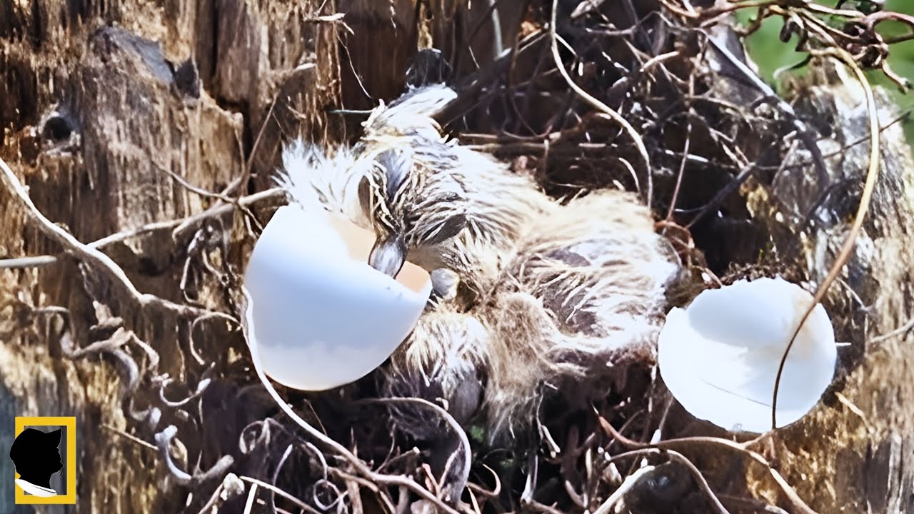 FINALLY THE BIRD CHICKEN SUCCESSFULLY HATCHED