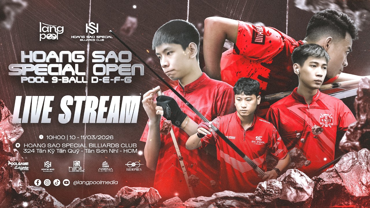 LIVE | TỨ KẾT : Hiếu Ken (E) VS Sang Cao (D) | 𝐇𝐎𝐀𝐍𝐆 𝐒𝐀𝐎 𝐒𝐏𝐄𝐂𝐈𝐀𝐋 𝟗-𝐁𝐀𝐋𝐋 𝐎𝐏𝐄𝐍