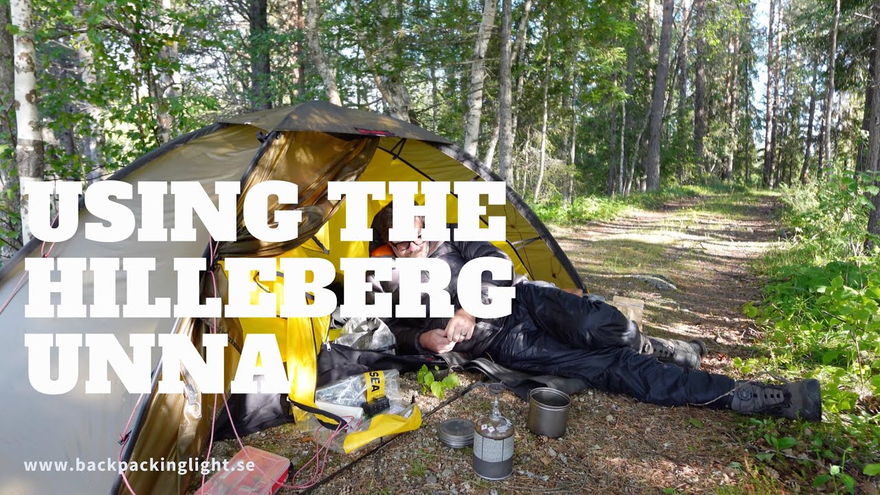 Using the hilleberg unna