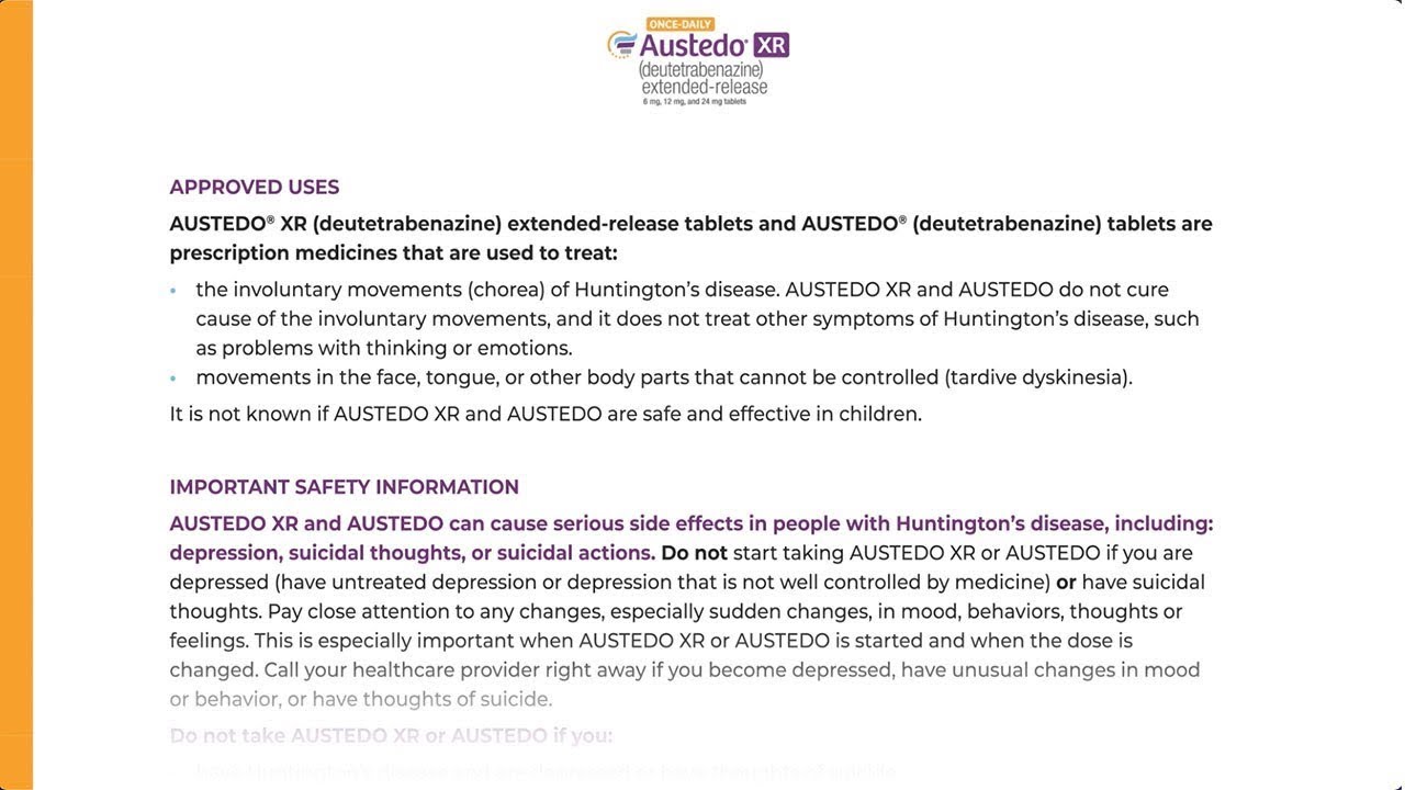 Approved Uses and Important Safety Information for Patients