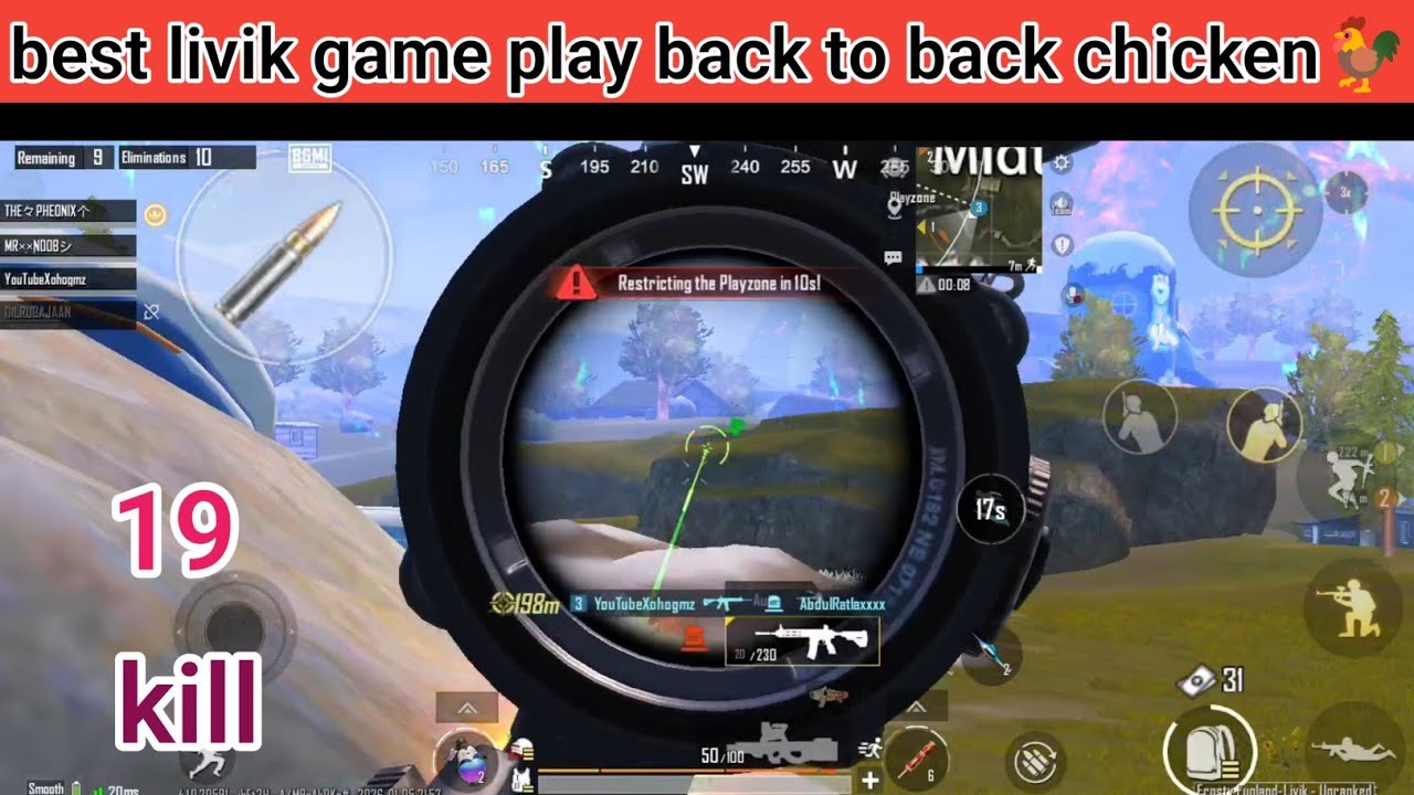best livik game play back to back chicken🐓Best19 kills🥰#bgmi #pubgmobile #bgmigameplay  #Xoho Gamerz