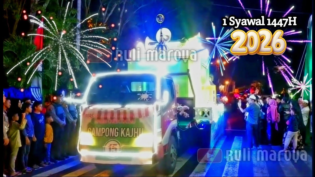 Pawai Takbiran Keliling Paling Meriah Idul Fitri 2026/1447H | Malam Takbiran Indah Paling Merdu