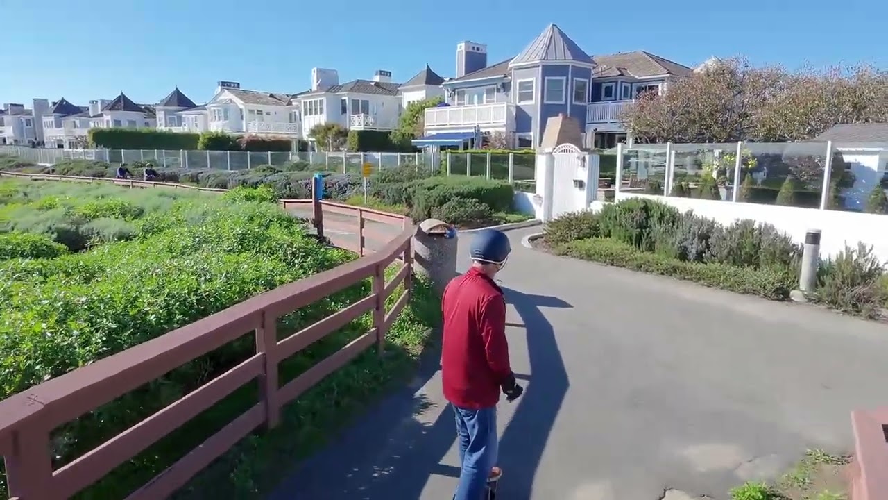 One Wheeling in Newport Back Bay