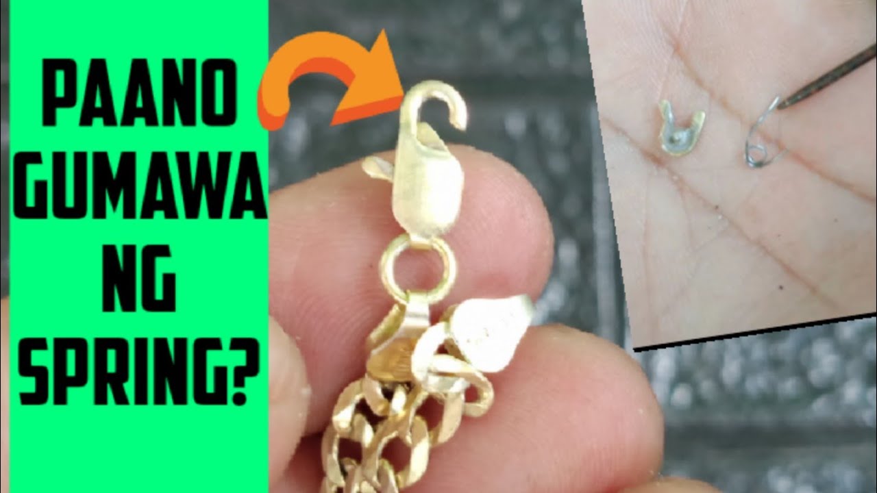 Paano gumawa ng spring sa lock!