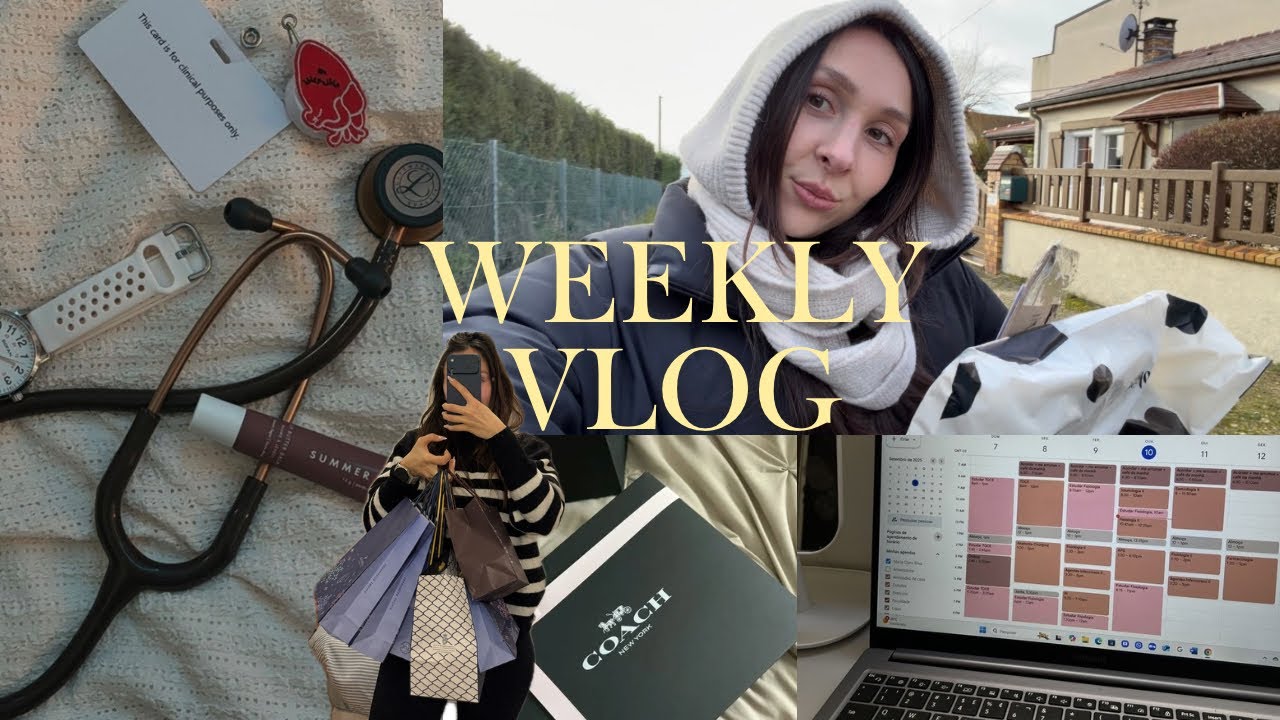 WEEKLY VLOG : CADEAU DE NOËL (djerf avenue / coach) / NOUVEL AN / NURSE WORK 🎉🎁🩺