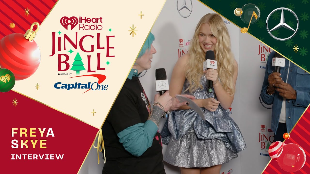 Freya Skye Talks Performing At Jingle Ball & More In The Mercedes Benz Interview Lounge