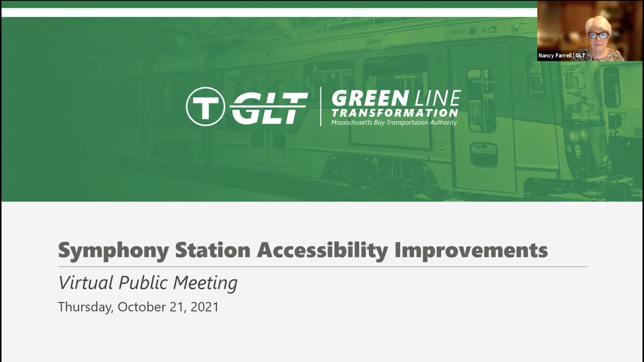 Symphony Station Accessibility Improvements Project - Virtual Public Meeting | October 21, 2021
