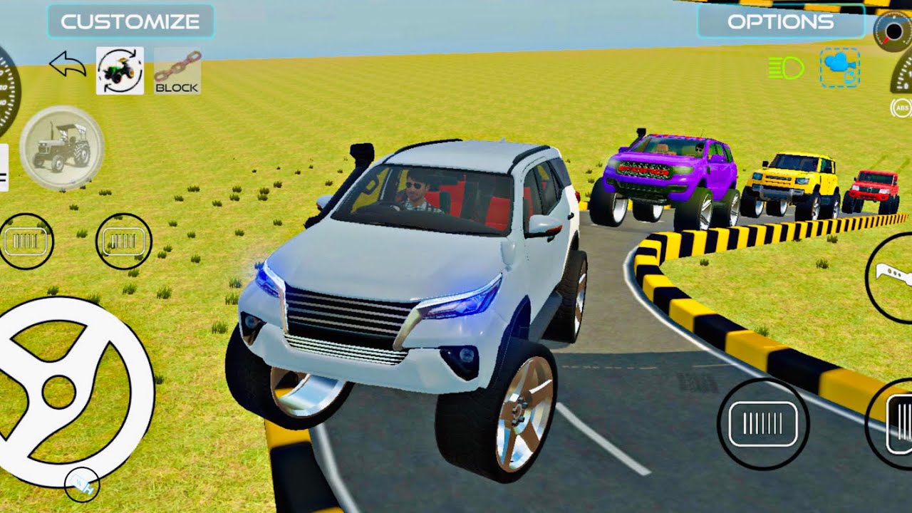 Drive Dumper and Unloading Stone From Dumper Truck in Game🔥#fortuner #scorpio #thar #4x4 #gameplay 