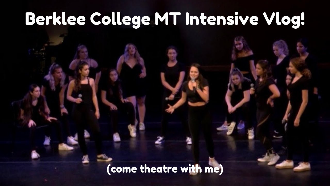 BERKLEE COLLEGE MT INTENSIVE VLOG (come theatre with me)
