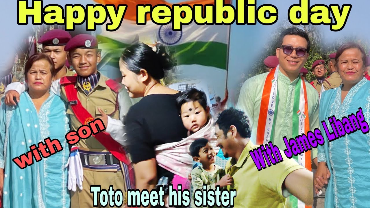 Enjoy in sunday service at church⛪Happy republic day🇮🇳 Toto meet sister🧚