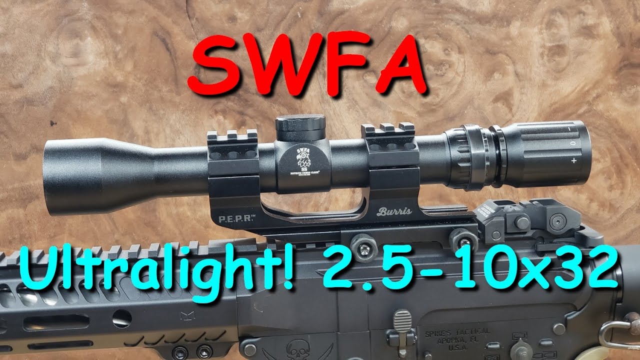 SWFA Ultralight 2.5-10x32 -Unboxing - They Werent Kidding!