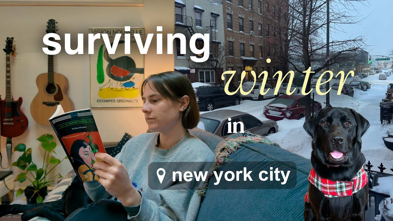 what nyc is really like in the dead of winter ❄️ hibernating, snow days & cozying up inside