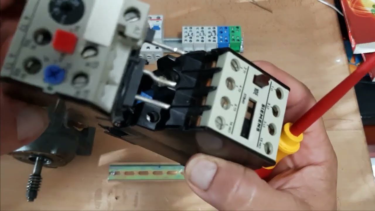 Pornirea motorului trifazat....   3 Phase Motor Control Wiring