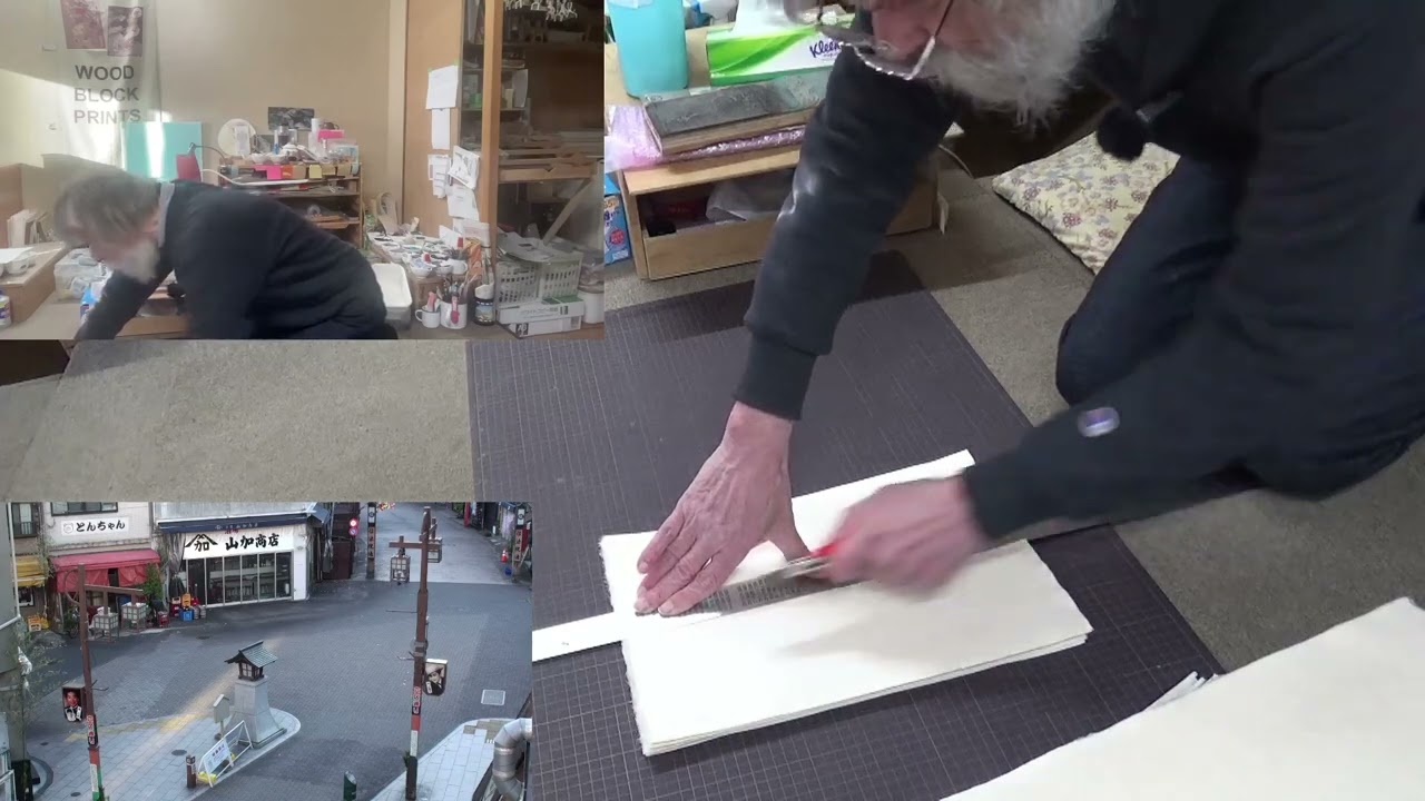 @JapanesePrintmaking Twitch replay 2024 12 23