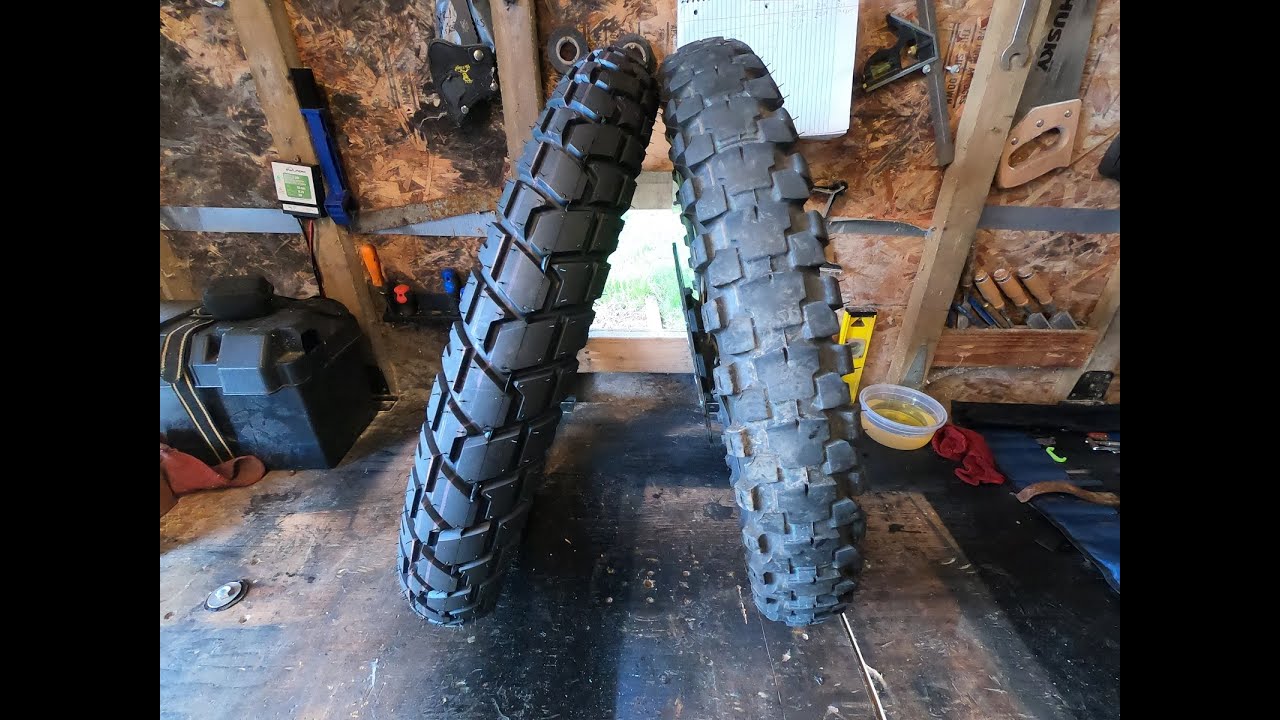 How To Change A Motorcycle Tire - KLR650