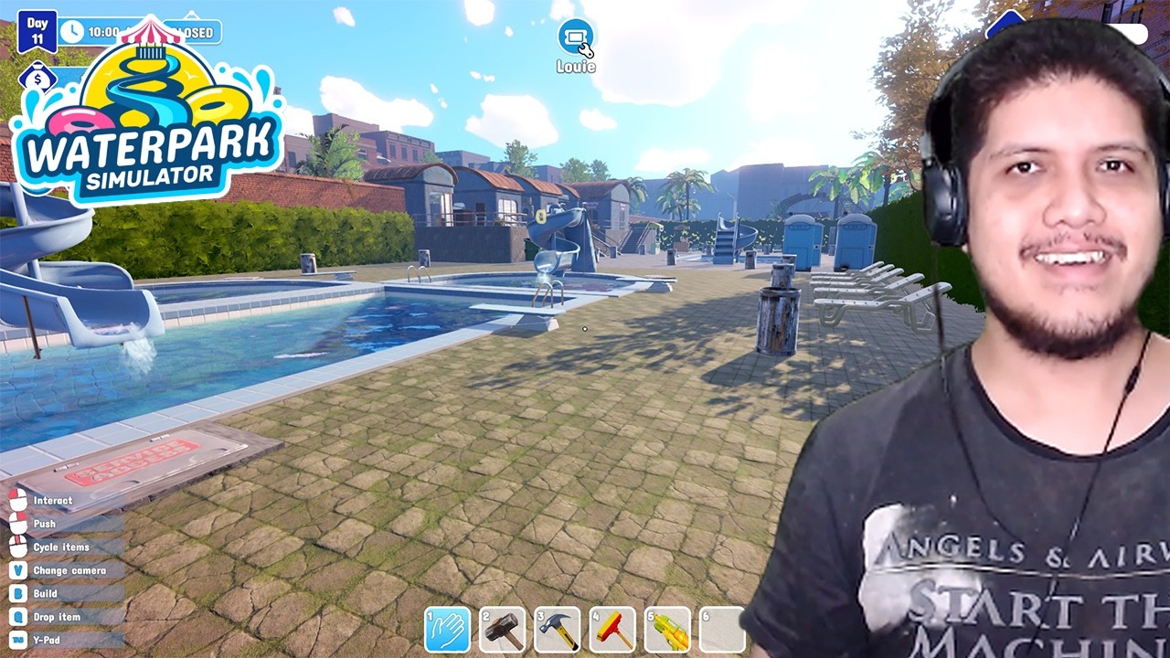 (NGABUBURIT)  TEMPATKU SUDAH SEMAKIN LUAS DAN BESAR - WATERPARK SIMULATOR INDONESIA #3