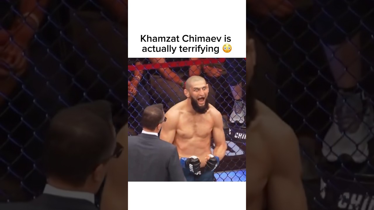 Khamzat Chimaev is actually terrifying 😳. #ufc #mma #ufc319 #khamzatchimaev
