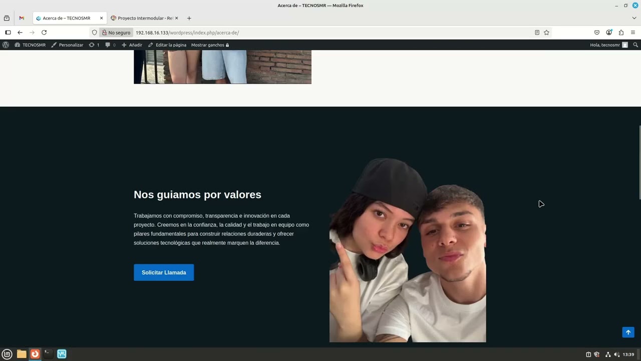 PÁGINA WEB LAURA Y NICO