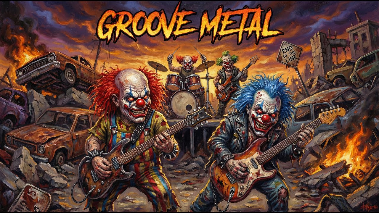 Heavy Groove Metal Instrumental Centered on Precision Rhythm Control and Massive Low End