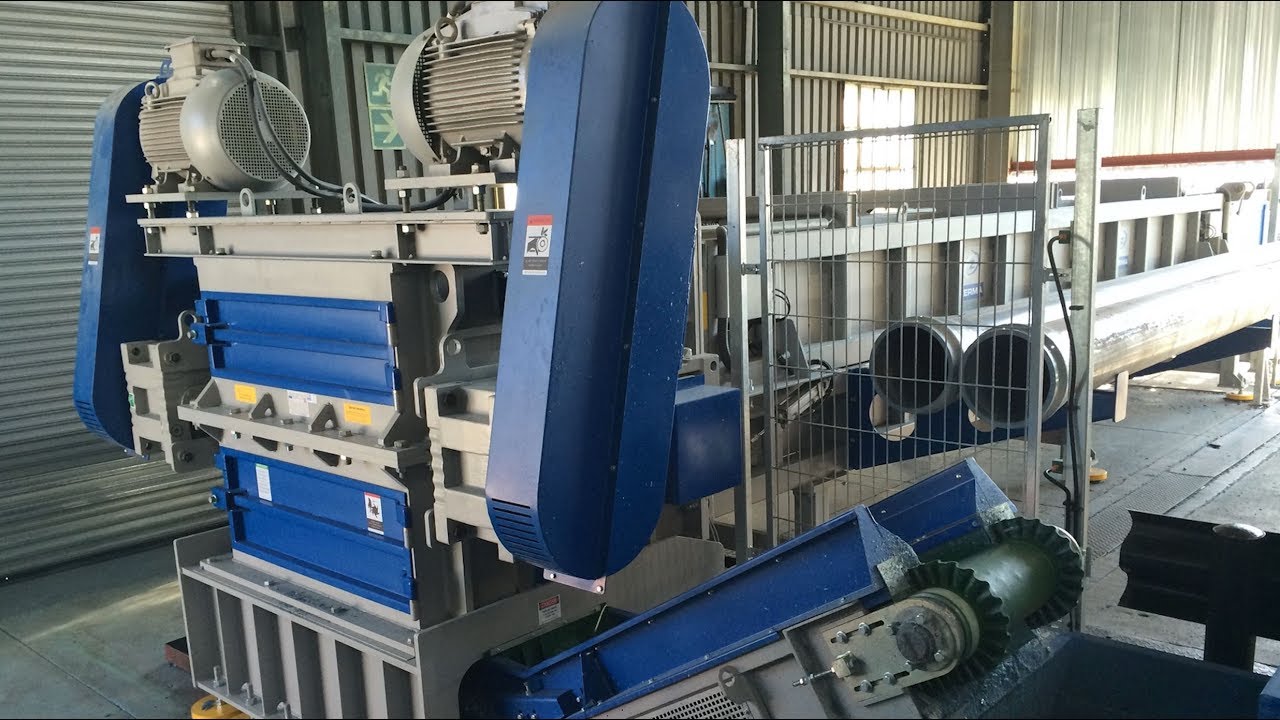 Zerma ZRS-1000 pipe shredder & GSH-700/1000 granulator & PM-800 pulveriser