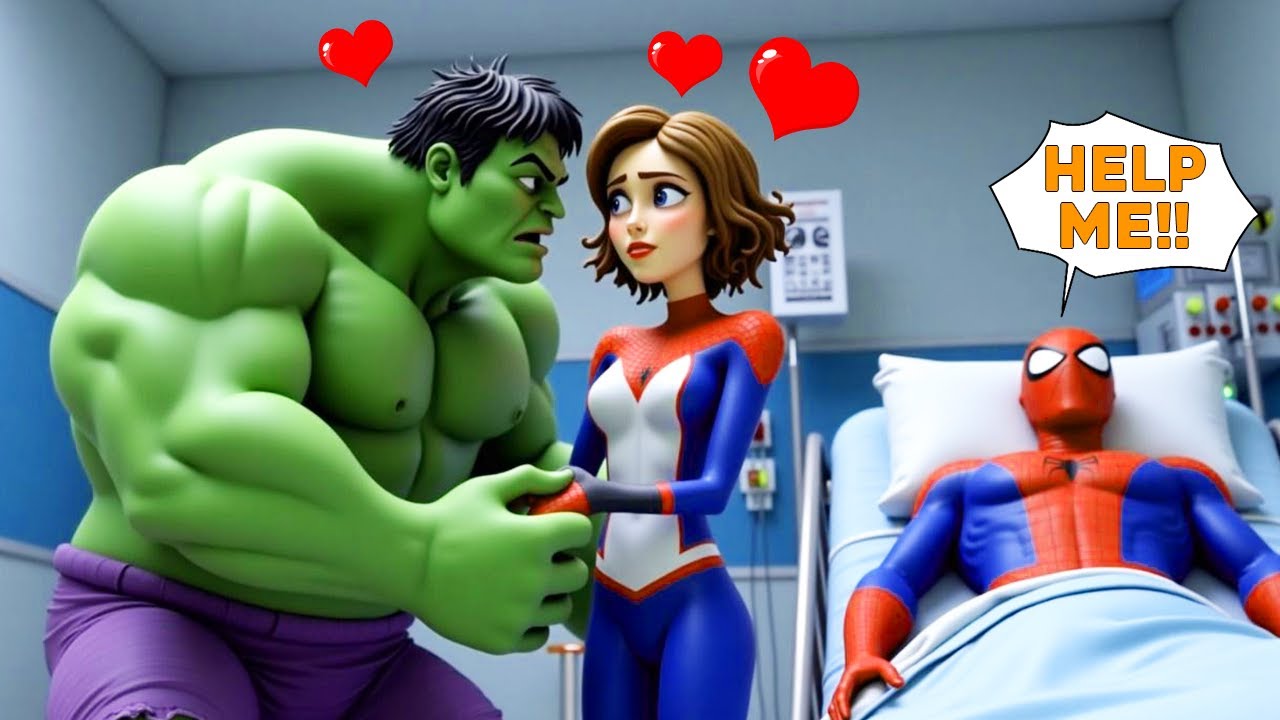 Hulk x Spider Man Love Story vs Bad Girl Hulk in Granny House | Funny Horror Animation