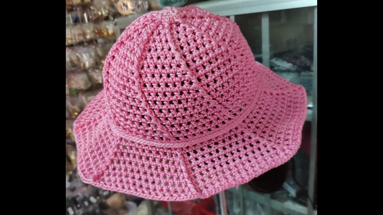 Hướng Dẫn Móc Nón Gân Lưới - How To Crochet Summer Hat
