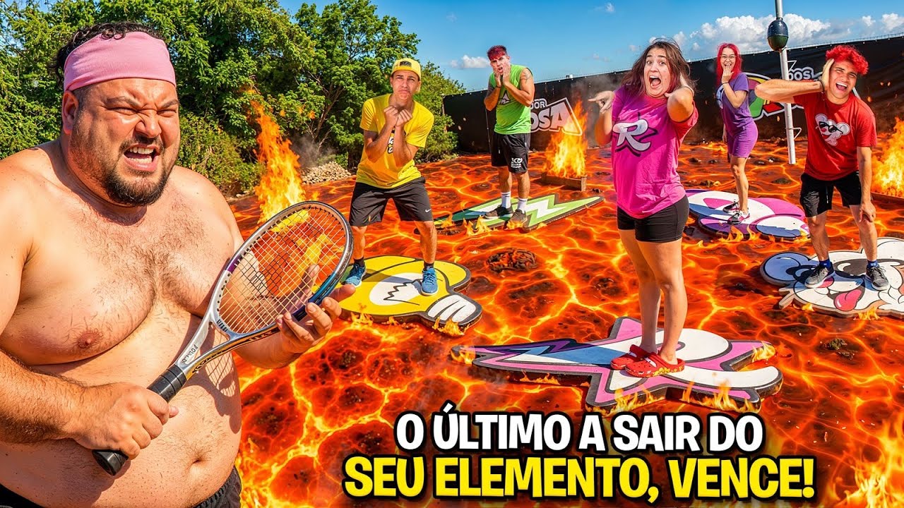 QUEM PASSAR MAIS TEMPO NO SEU ELEMENTO, VENCE! *Desafio da forma