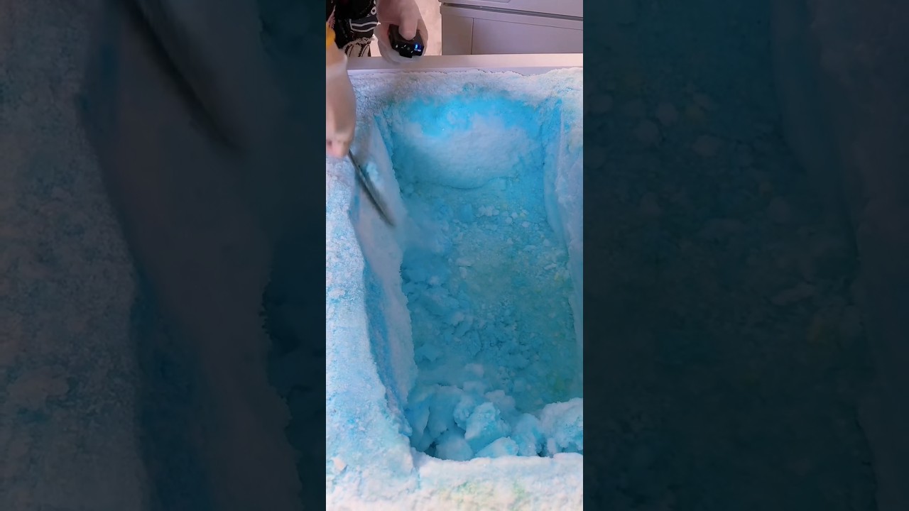 freezer frost scraping