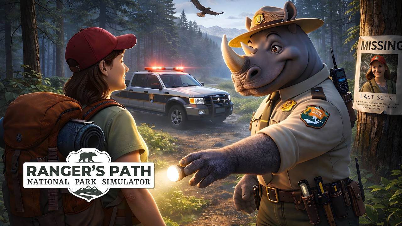 Besucherin vermisst! Ranger retten den Park! 🏔️ #02: Ranger’s Path: National Park Simulator