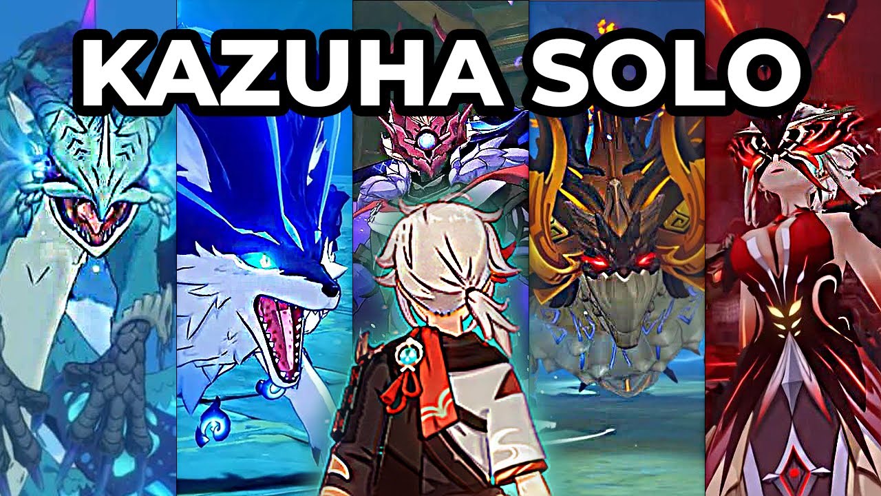 I Solo Every Boss with Kazuha