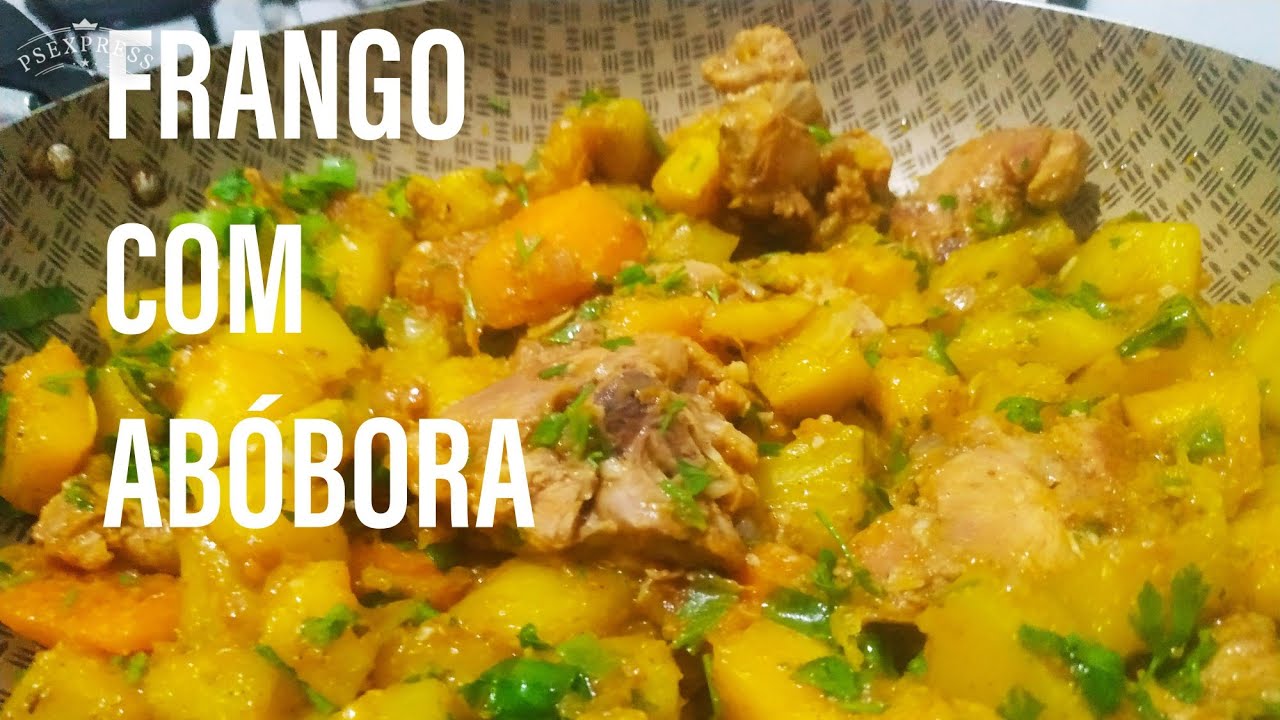 como fazer frango com abóbora simples e rápido
