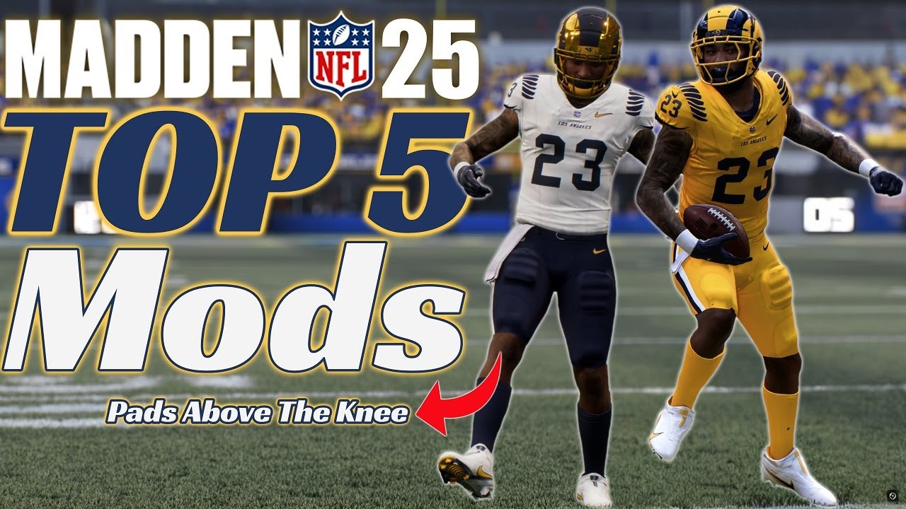 Madden 25 Above Knee Pads/Pants & Jersey Rebrands And More Possible With Mods!