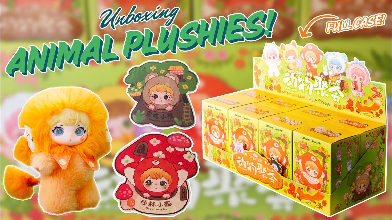 Каких животных я вытащил?! Распаковка плюшевой игрушки Ziyuli Animal Party в закрытой коробке 🐼 @...