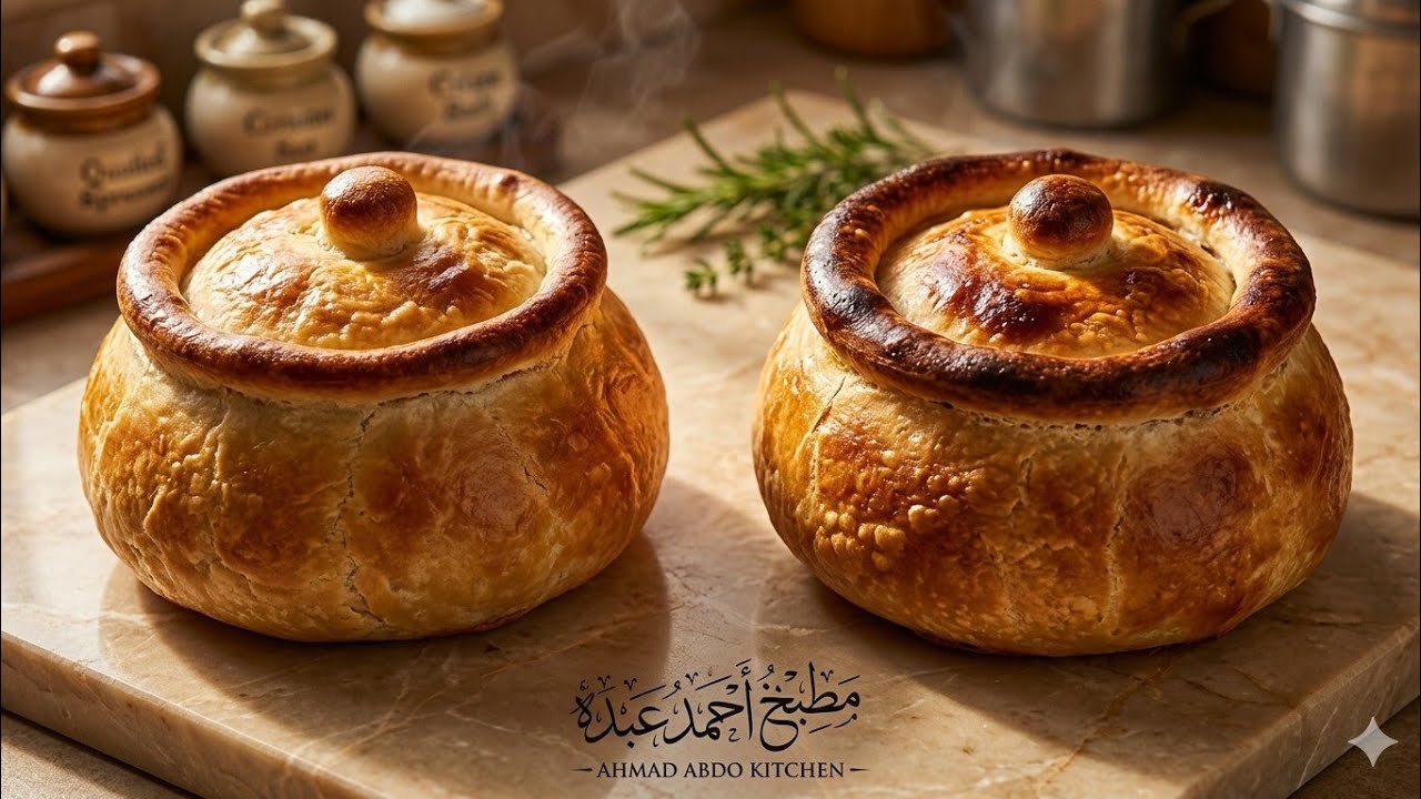 مملحة الذ من السوفلي طريقة لتقديم الأرز! 🔥 أوزي الصرة/ طاجن بعجينة قطنية ومقرمشة 😋✨