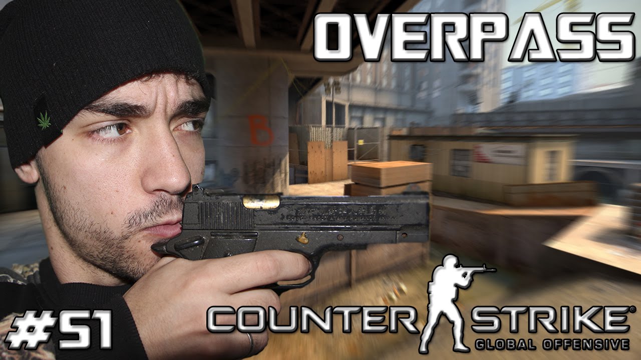 CS:GO #51 OVERPASS É BRUTAL , CADA SPOT OP ! C/Babyfac3