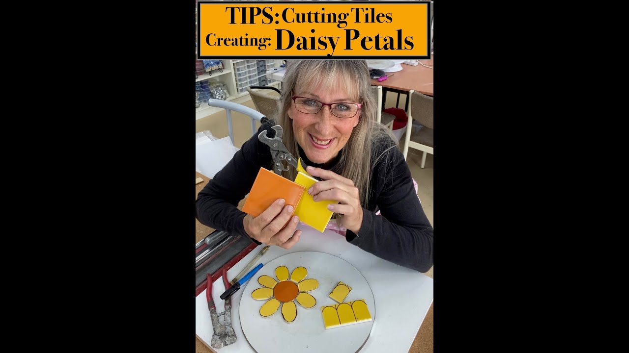TIPS: on cutting DAISY PETALS for mosaics