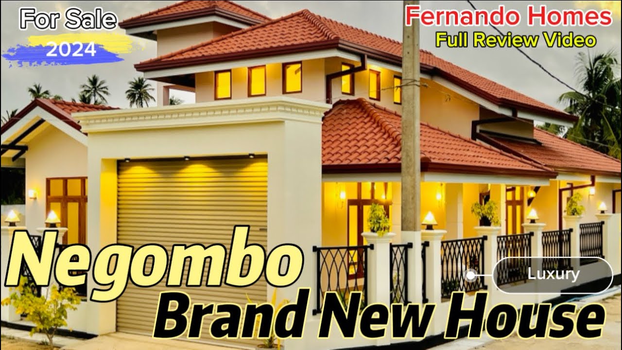 (SOLD) මීගමුවේ ඉදිකල අනර්ඝ නිමාවකින් යුතු නිවස විකිණීමට  New House For Sale Negombo | Fernando Homes