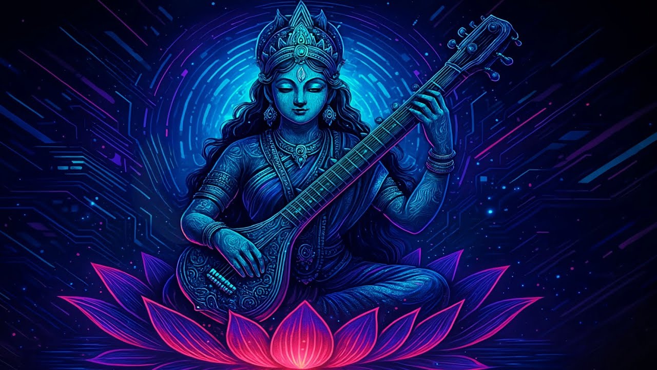 Saraswati Psytrance | Sitar X Dubstep Fusion | Divine Goddess Vibes 2025 #psytrance #dubstep