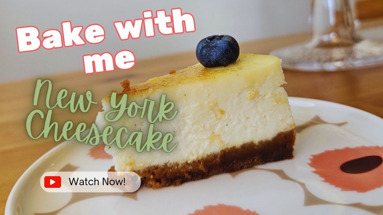 Bake with me 👩‍🍳| New York Cheesecake 🍰| Casual Baking Vlog  | 隨性烘焙日記 | 輕鬆製作【紐約芝士蛋糕】 | 芬蘭烘焙日常 🇫🇮 |