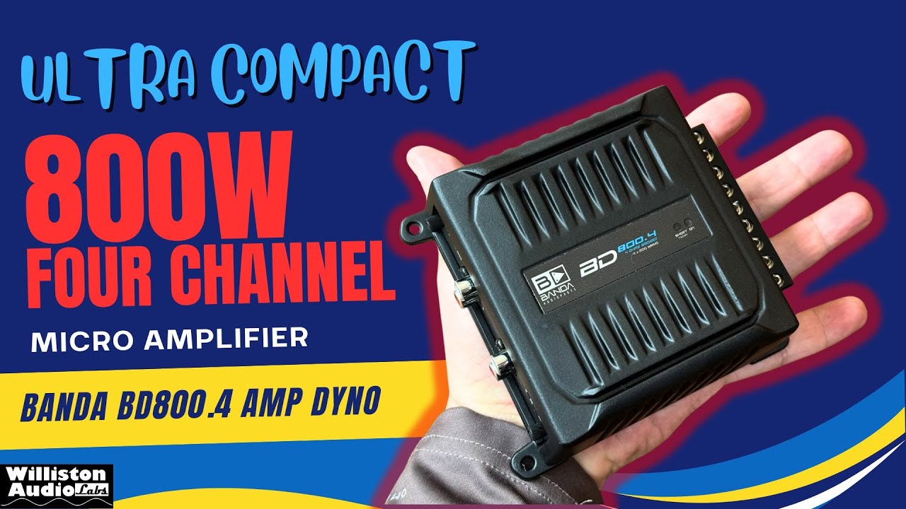 Can This TINY 4ch Car Audio Amp Really Do 800 watts?