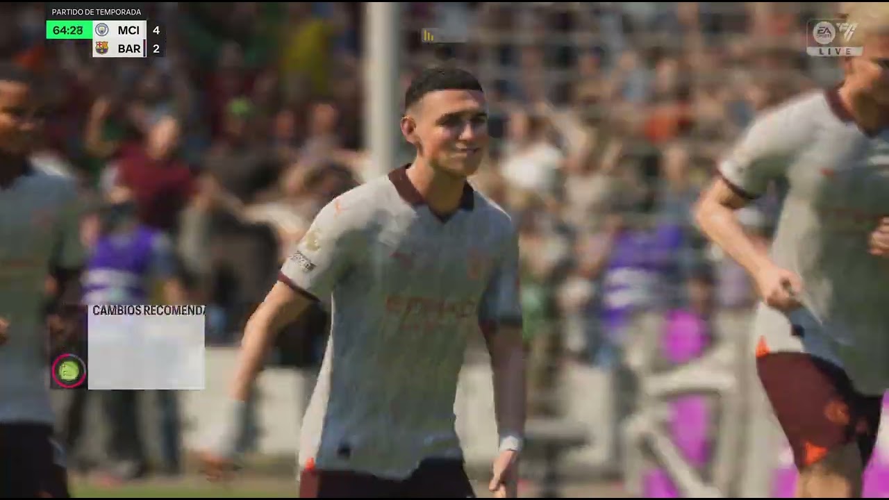 Partido muy reñido en FiFa 24
