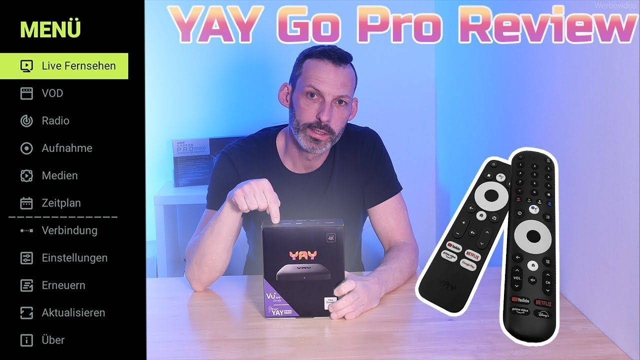 VU+ YAY Go Pro IPTV Android TV Box | die beste Box für IPTV und Android TV