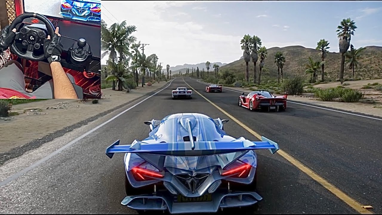 Apollo Intensa emozione vs Track Toys Forza horizon 5 | logitech G923 Gameplay 