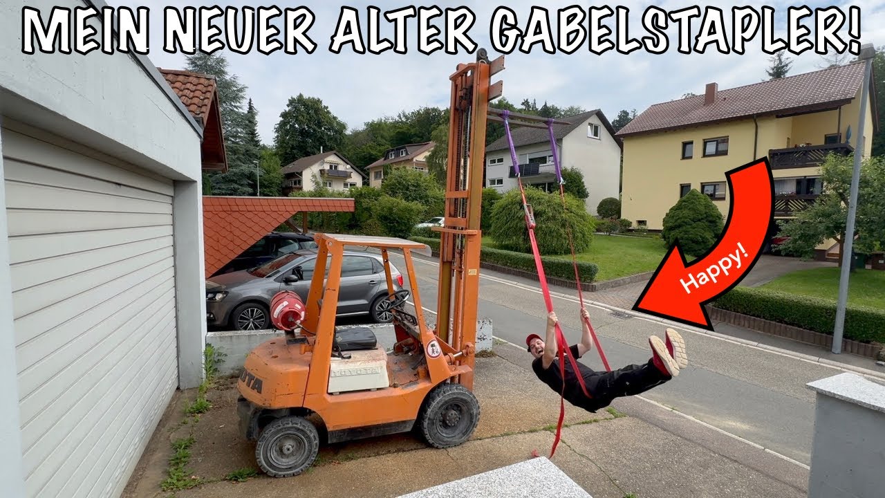 Mein neuer alter  Toyota Gabelstapler! :-) Ich liebe ihn!