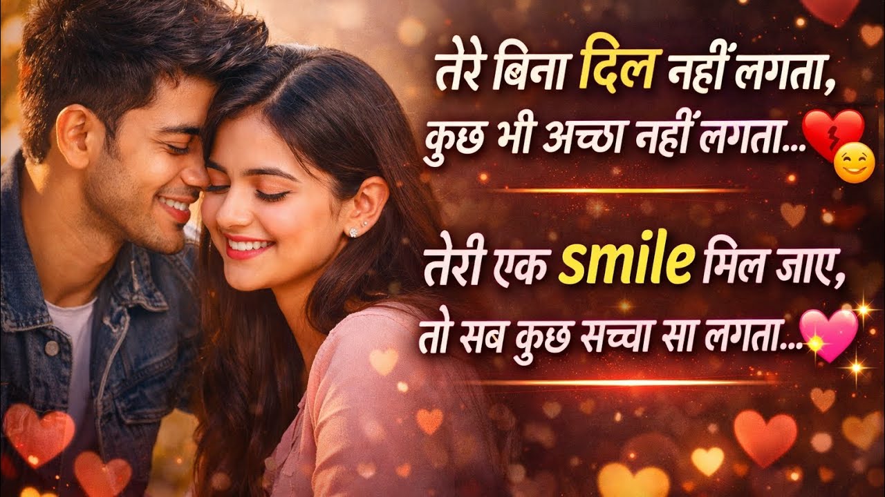 Tere Bina Dil Nahi Lagta ❤️ | Cute Crush Romantic Song | New AI Song 2026
