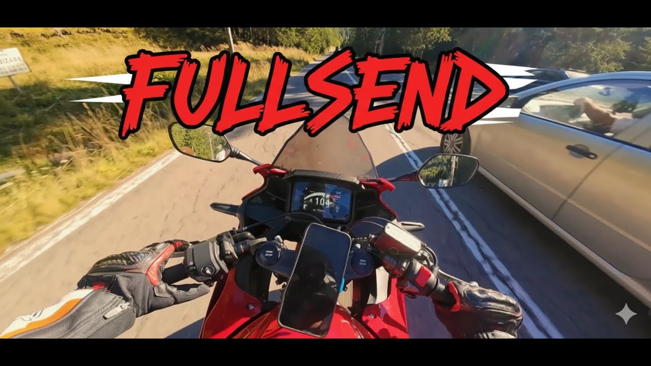 Downhill RUN on Transfagarasan CBR500R x Leo Vince [4K]