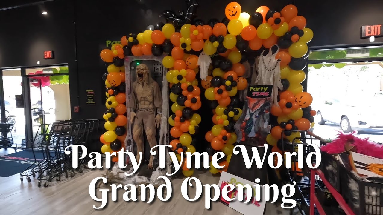GRAND OPENING OF PARTY TYME WORLD PARTY STORE IN PEMBROKE PINES, FLORIDA