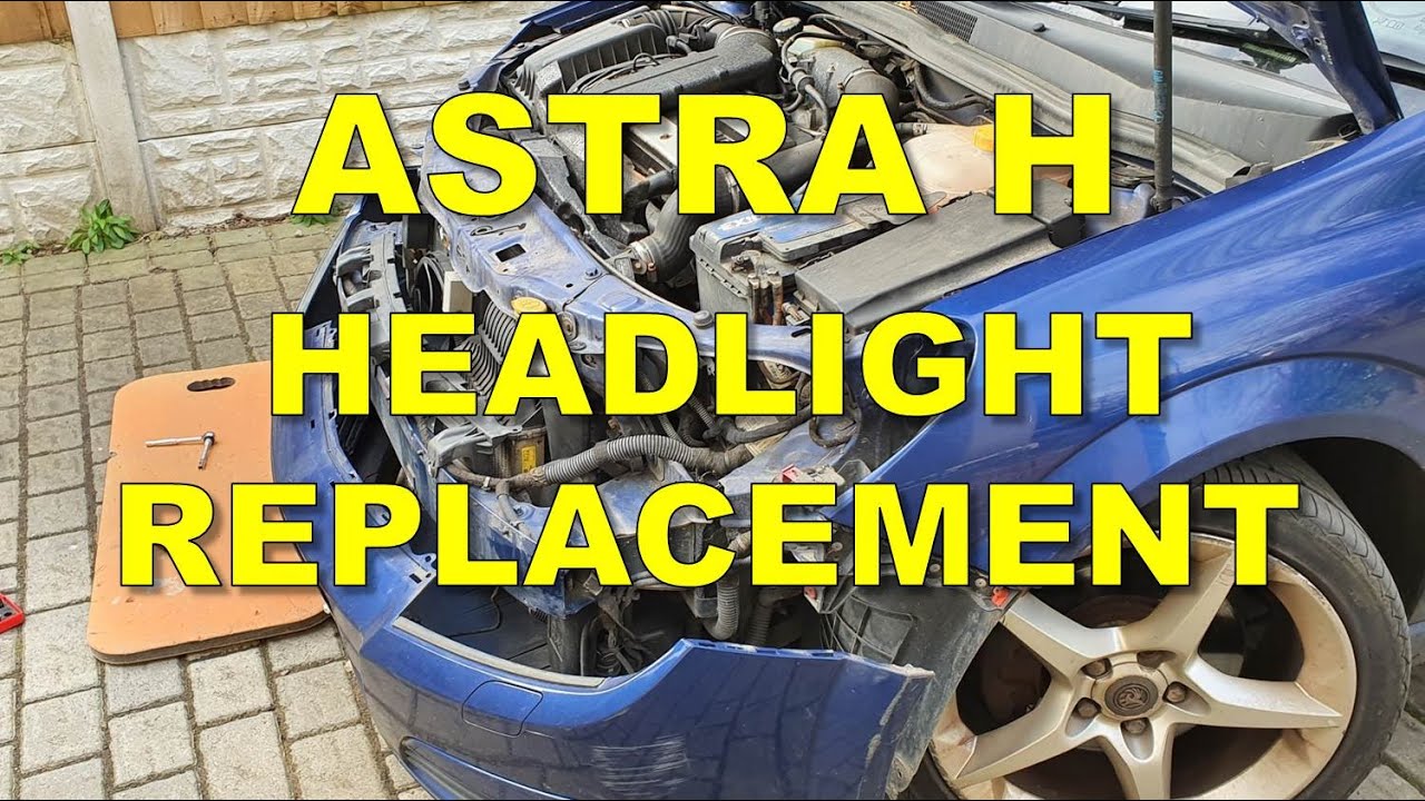 HOW TO: Astra H front bumper removal & headlight replacement because of dull lenses