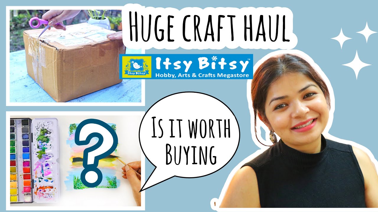 HUGE CRAFT HAUL from ITSYBITSY || Get 5% Off on Coupon Code - KANCHAN5