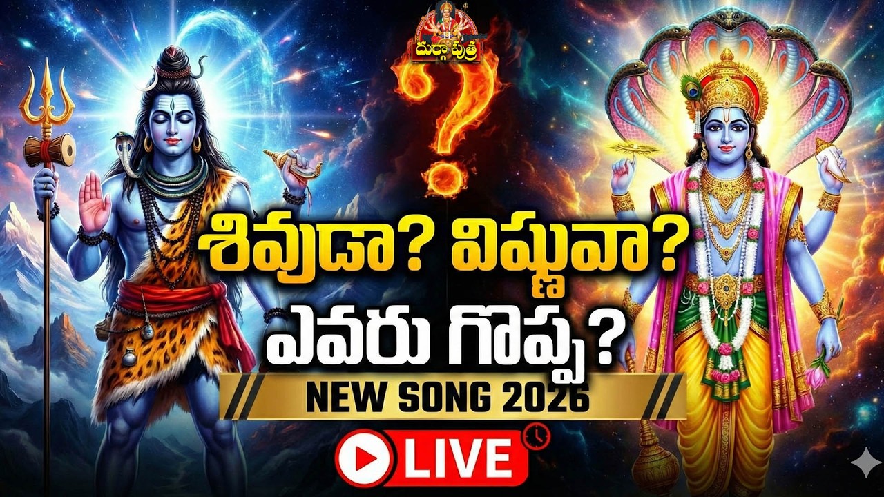 శివుడు గొప్పా? విష్ణువు గొప్పా? 🤔 New Devotional Song 🙏🙏 | Shiva vs Vishnu Real Truth 2026